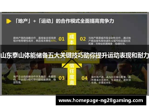 山东泰山体能储备五大关键技巧助你提升运动表现和耐力